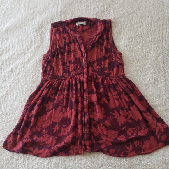 Anthropologie Tops - Anthropologie floral tunic